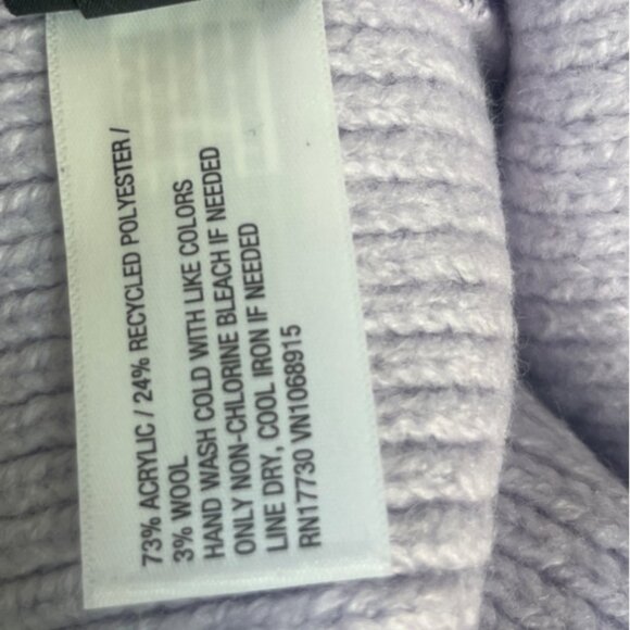 Art Class Beanie Hat Girls OS Purple New Metallic Knit - Picture 5 of 7